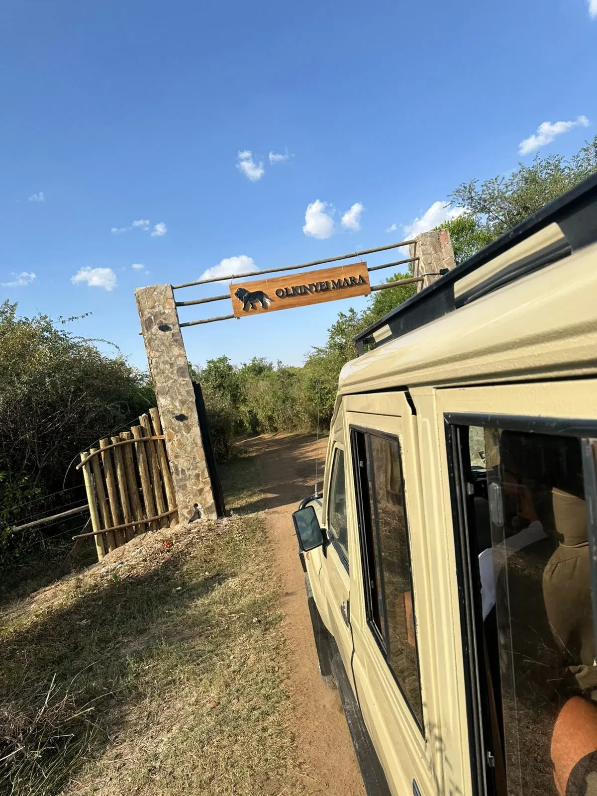 Angekommen in unserer Unterkunft Olkinyei Mara Tented Camp