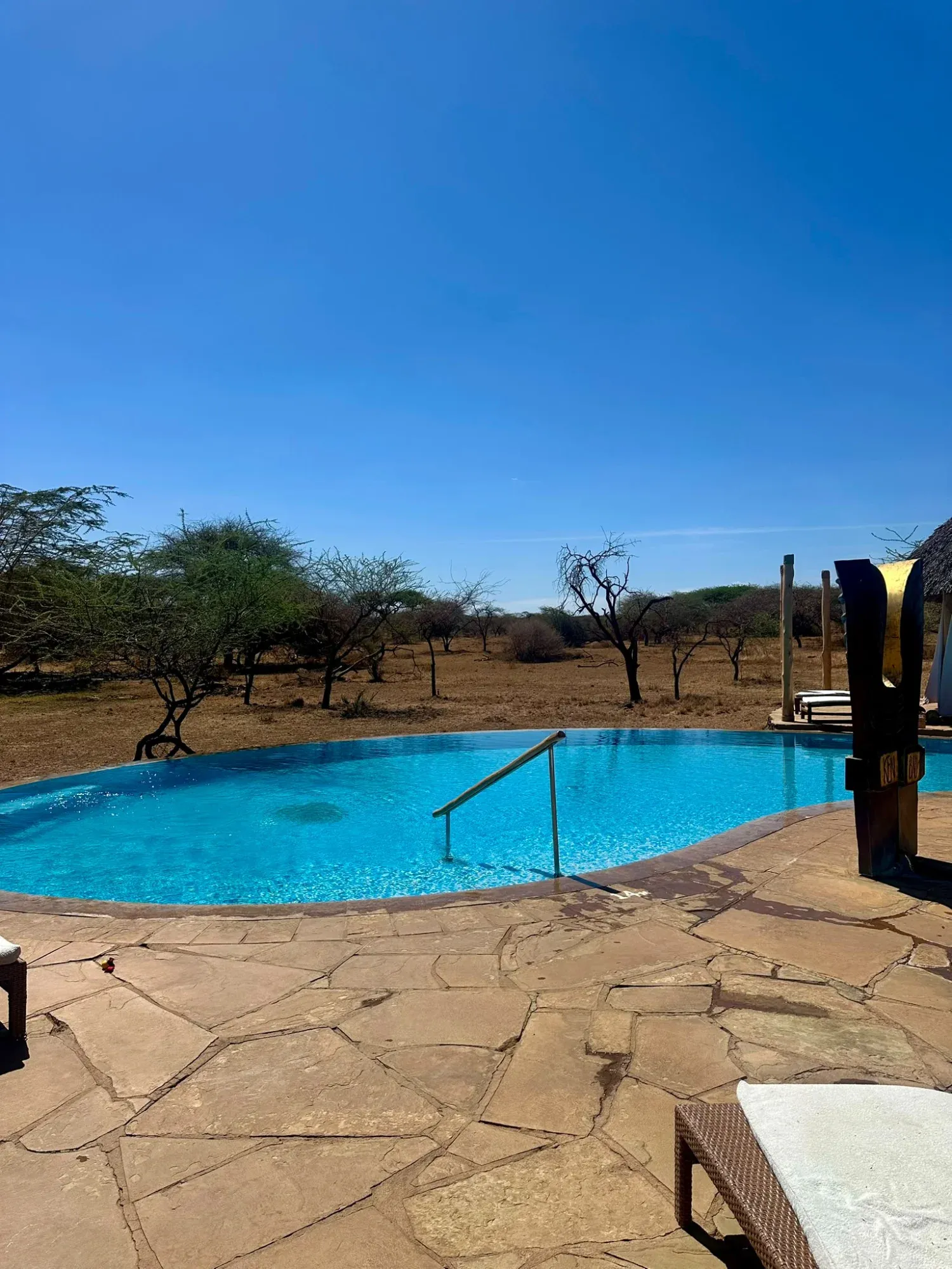 Pool in der Severin Lodge