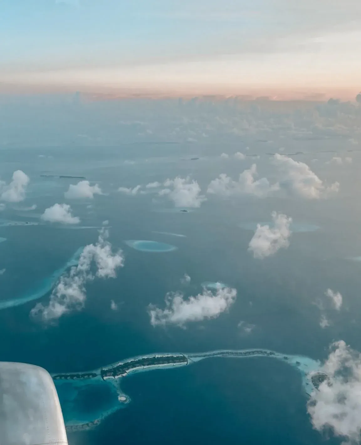 Blick aus dem Flieger
